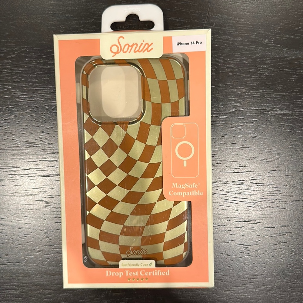 Sonix Checkmate Gold/Brown iPhone 14 Pro Case